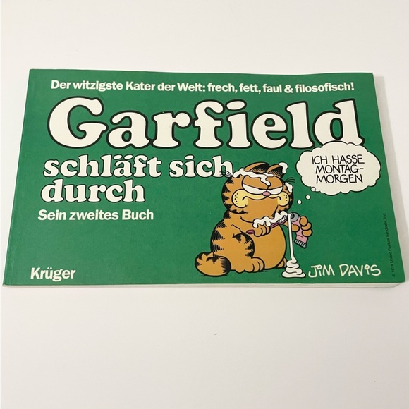 Lot of 5 Disney German Books Mickey Mouse Donald Duck and Garfield - Picture 6 of 16